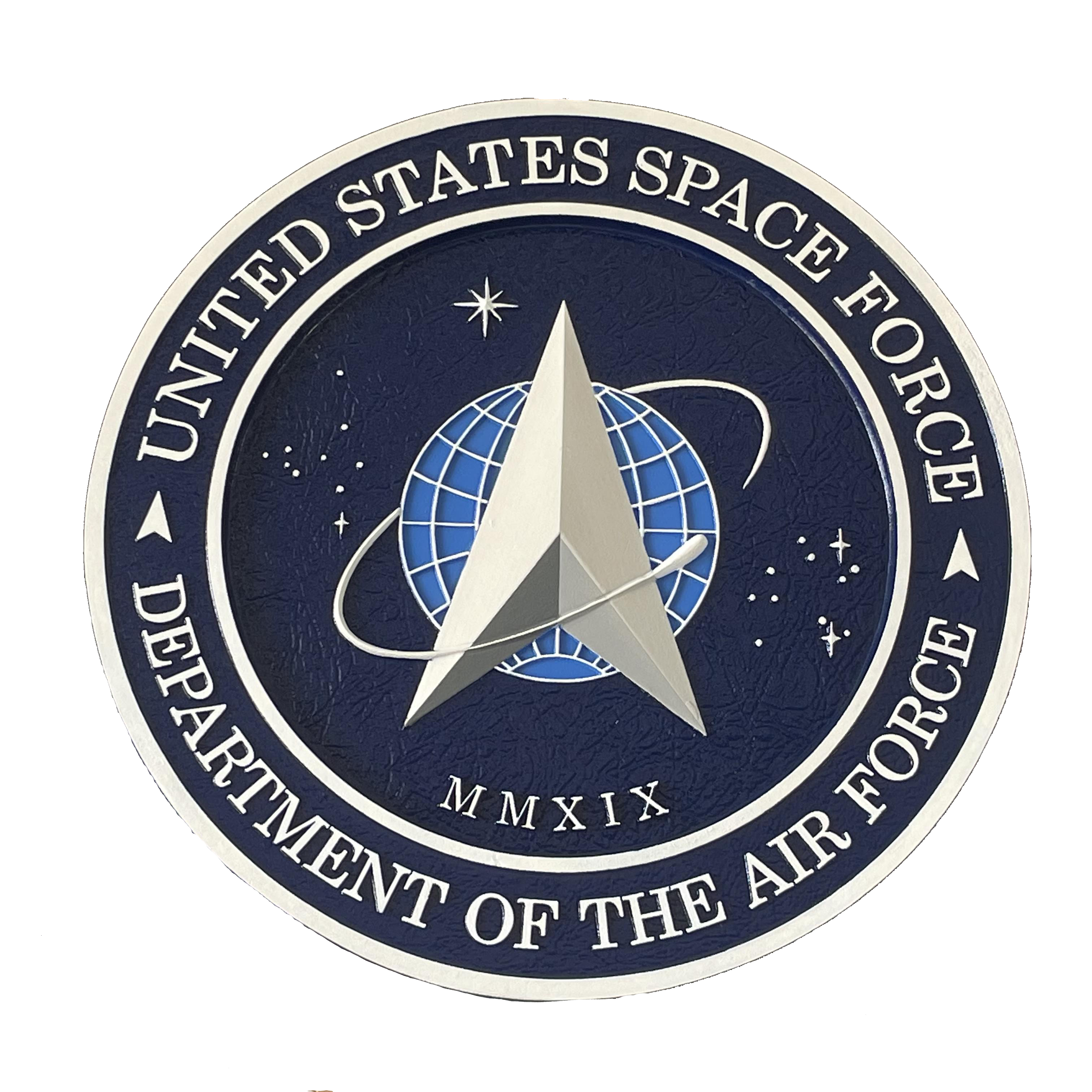 SPACE FORCE painted military seal space force full color